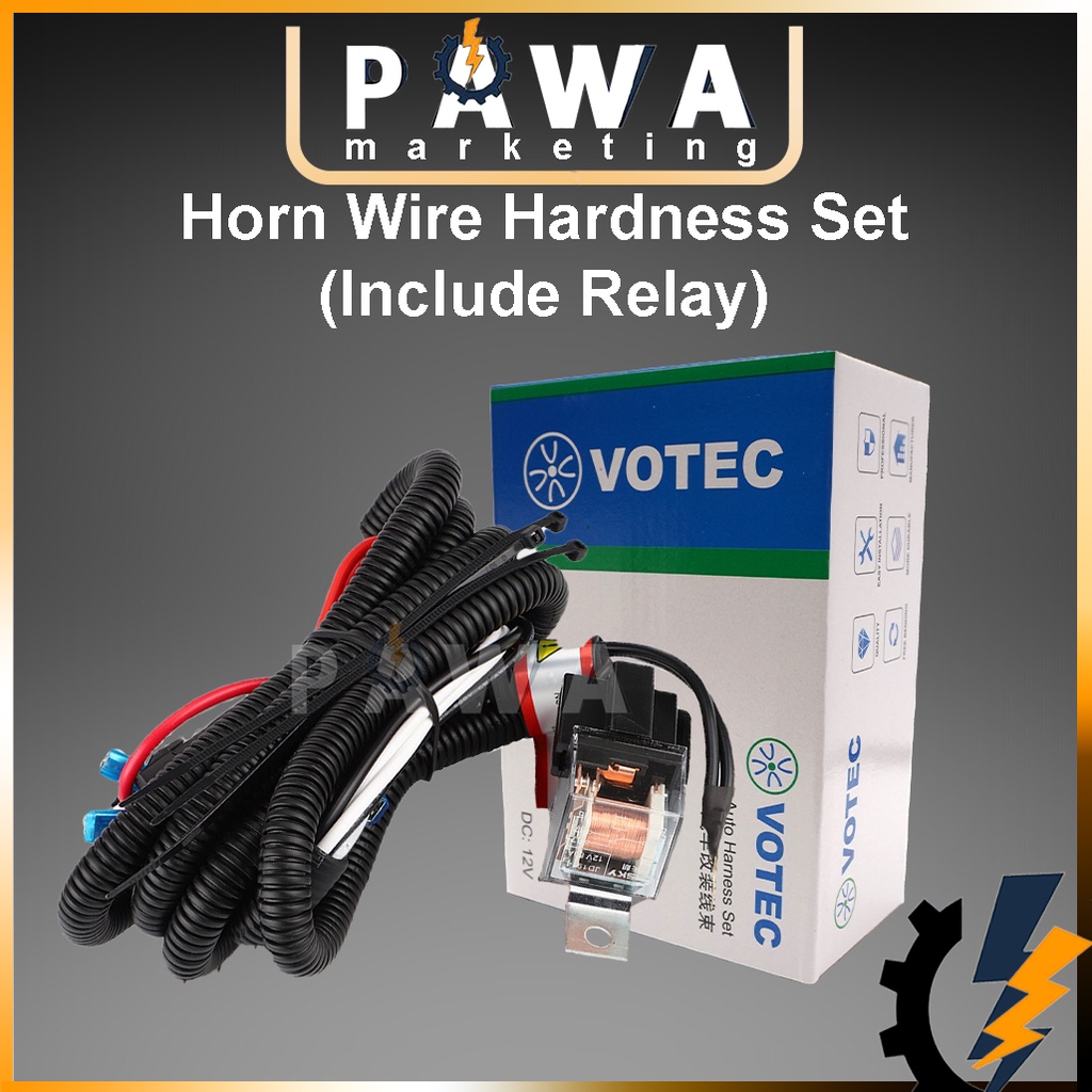 Votec Vor Hsk V Horn Wiring Harness Relay Kit Pawa Marketing